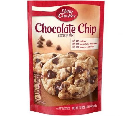 BETTY CROCKER GALLETITAS MIX CHOCO CHIP 