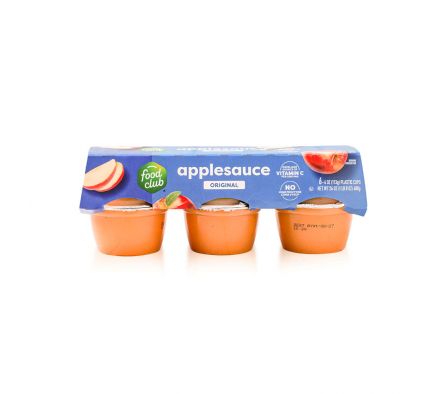 PURE DE MANZANA FOOD CLUB X 6 UND 680 GR