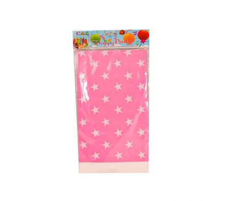 MANTEL 137*183CM PLASTICO C/ESTRELLAS