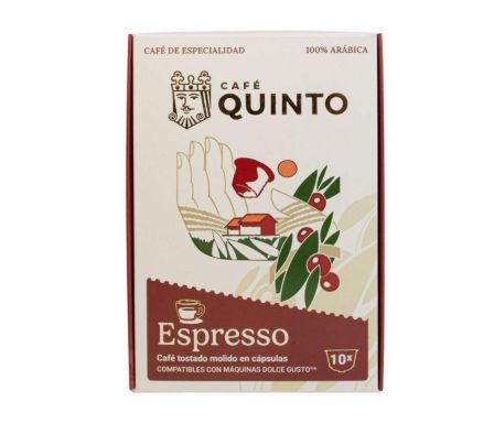 CAFE QUINTO ESPRESSO CAPSULA DG 10 UNI