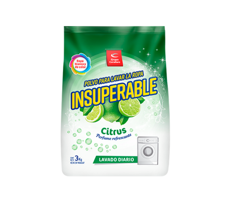 JABON POLVO INSUPERABLE CITRUS 3 KG