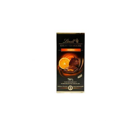 CHOCOLATE LINDT EDELBITTER ORANGE 150GR