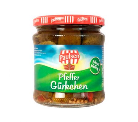 PEPINOS PAULSEN EN VINAGRE PICANTE 330GR