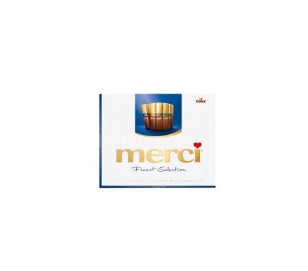 MEZCLA DE CHOCOLATES CLAROS MERCI 250 GR
