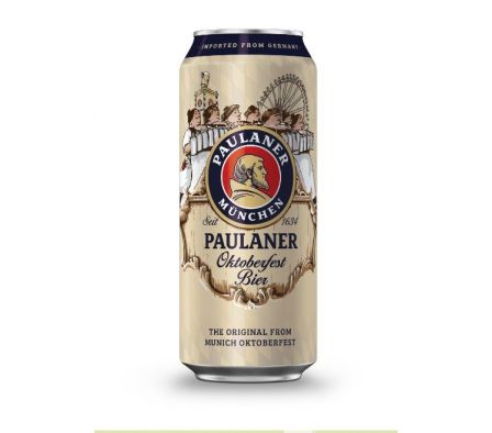 CERVEZA PAULANER OKTOBERFEST LATA 500 ML