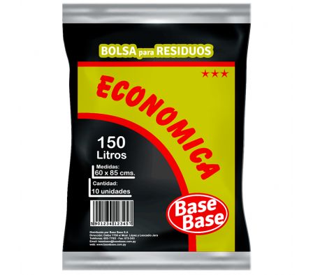 BOLSA BB ECON. 200 LTS P/ RESIDUOS *10 UN
