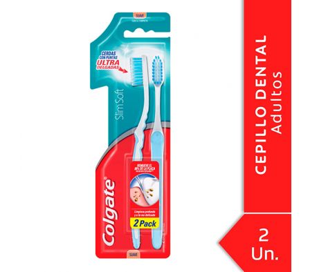 CEPILLO DENTAL COLGATE SLIM SOFT 2X1