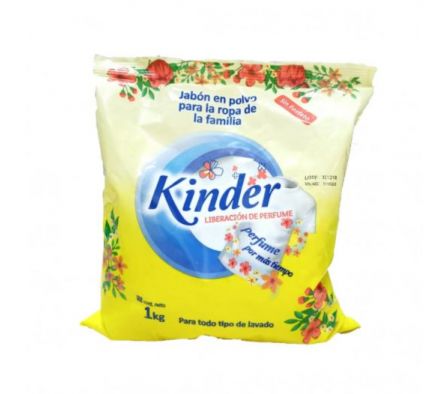 JABON EN POLVO KINDER LIBERACION DE PERFUME 1 KL
