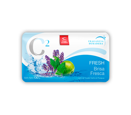 JABON TOCADOR C2 CELESTE  BRISA FRESCA 130 GR