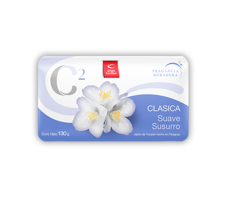 JABON TOCADOR C2 LILA SUAVE SUSURRO 130 GR