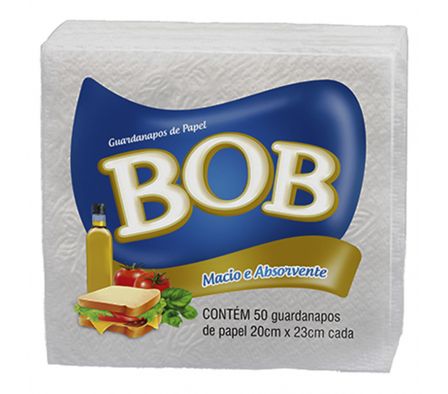 SERVILLETA DE PAPEL BOB 22X23 CM 50 UNDS