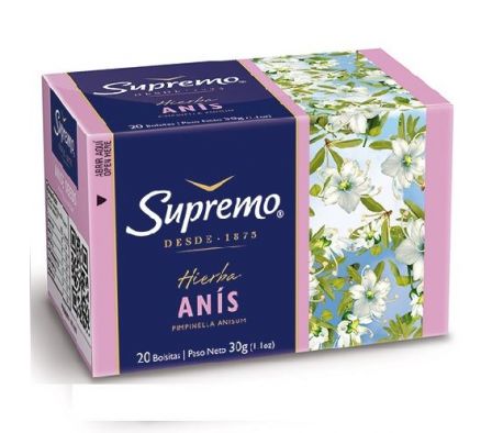 TE SUPREMO ANIS 20 UNID
