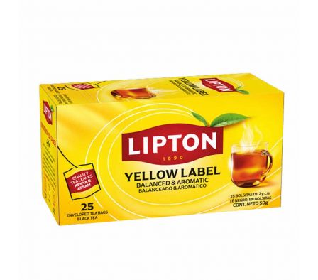 TE NEGRO LIPTON CLASICO 25 UN