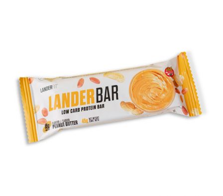 BARRITA LANDERFIT SABOR PEANUT LOW CARB 45GR