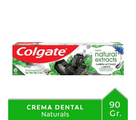 CREMA DENTAL NATURALS CARBÓN 90 G