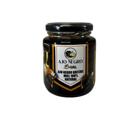 MIEL DE ABEJA BRITZKE C/AJO NEGRO 200GR