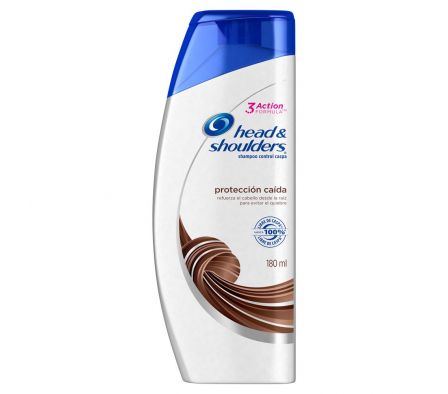 SHAMPOO H&S PROTECCION CAIDA 180ML