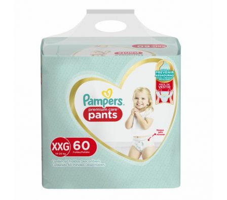 PAÑAL PAMPERS PREMIUM CARE PANTS XXG 60 UN