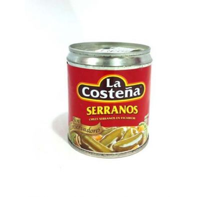 SALSA LA COSTENA CHILES SERRANOS 220GR