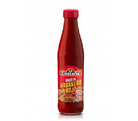 SALSA CHILE LA COSTEÑA HABANERO ROJO 150GR
