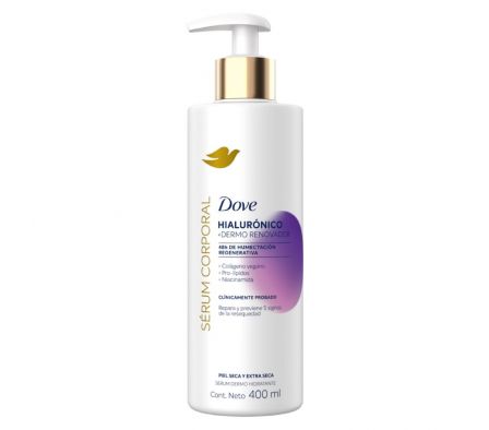 SERUM CORPORAL DOVE EXTRA SECA HIALURONICO 400ML