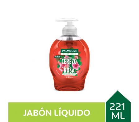 JABON LIQUIDO PALMOLIVE FLOR CEREZO Y ROSA 221ML