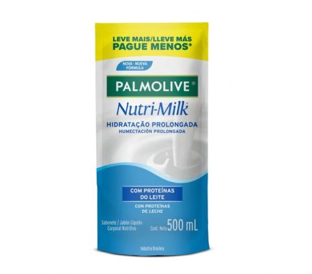 JABON LIQUIDO PALMOLIVE NUTRIMILK REGULAR 500ML