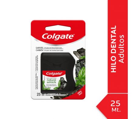 HILO DENTAL COLGATE NATURAL EXTRACTS CHARCOAL 25M