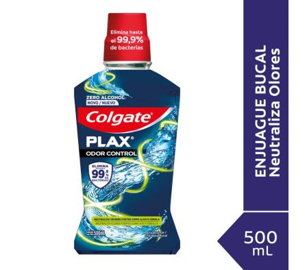 ENJUAGUE COLGATE PLAX ODOR CONTROL 500ML