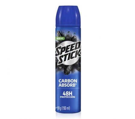DESODORANTE SPEED STICK MEN CARBON ABSORB 91G