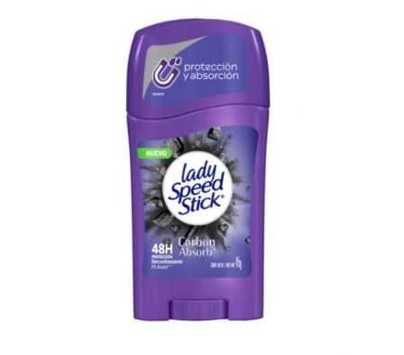 DESODORANTE SPEED STICK EN BARRA CARBON ABSORB 45G