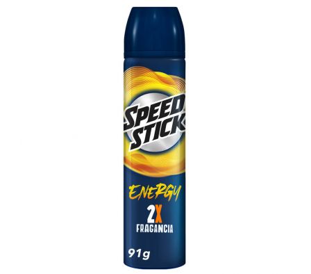 DESODORANTE SPEED STICK MEN ENERGY SPRAY 91GR