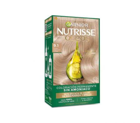 TINTE NUTRISSE OLEOS RUBIO CENIZO 9.1