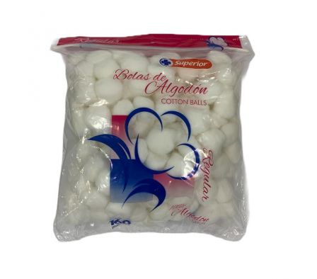 BOLAS DE ALGODON SUPERIOR 160UNIDADES
