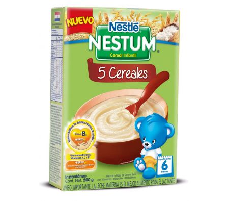 NESTUM NESTLE HIERRO+ 5 CEREALES 200GR