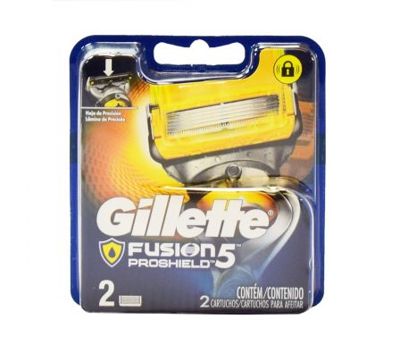 REPUESTO GILLETE FUSION PROSHIELD 2 UNDS