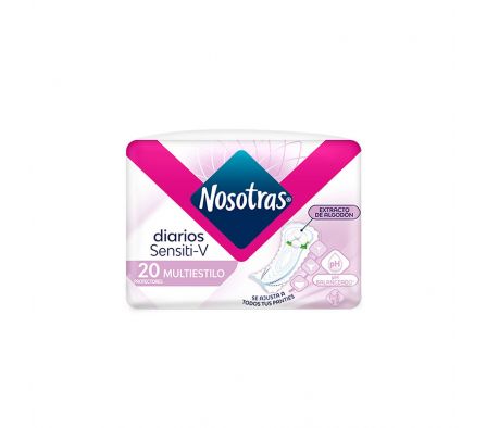 PROTECTORES NOSOTRAS MULTIESTILO SENSITIVE 20 UNI