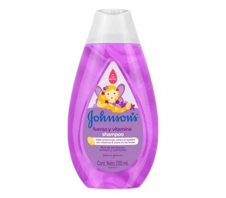 SHAMPOO JOHNSONS BABY FUERZA Y VITAMINA 200 ML