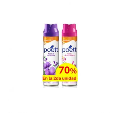 PACK POETT DESODORANTE AMBIENTE SURTIDO X2 360ML