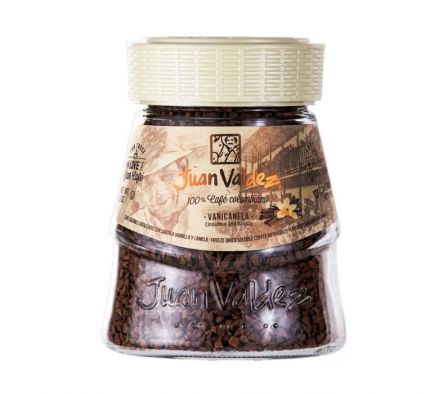 CAFE JUAN VALDEZ SOLUBLE VANICANELA 95 GR.