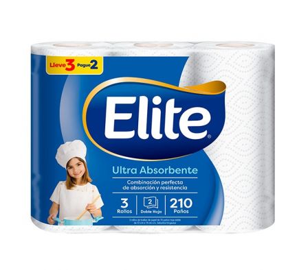 ROLLOS DE PAPEL  ELITE ULTRA PAGUE 2 LLEVE 3