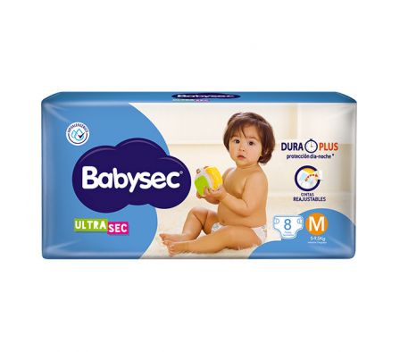 PAÑAL BABYSEC PAN ULTRA REGULAR M 24X8UN
