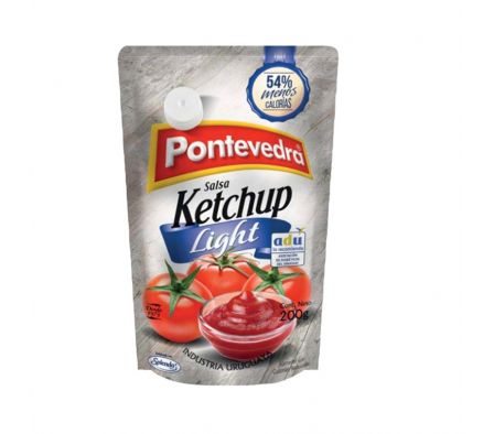 PONTEVEDRA KETCHUP LIGHT 200 GR *24