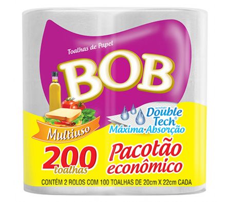 TOHALLA DE PAPEL BOB  200 HOJAS