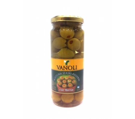 ACEITUNA VANOLI RELLENA FRASCO 200 GR