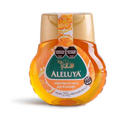 MIEL DE ABEJAS ALELUYA C/NARANJA S/GLUTEN 250GR