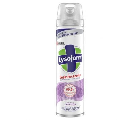 DESINFECTANTE LYSOFORM AEROSOL LAVANDA 360ML