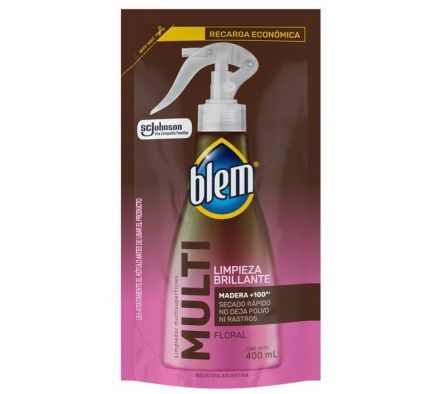 LUSTRA MUEBLES BLEM REPUESTOS FLORAL 400ML
