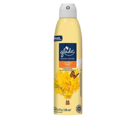 DESODORANTE DE AMBIENTE GLADE FLORALVIBE AER 315CC