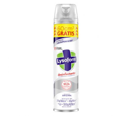 DESINFECTANTE LYSOFORM EN AEROSOL ORGIGINAL 420ML